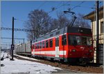 Der CJ (ex FW) Be 4/4 617 in La Chaux de Fonds.