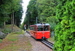 Dolderbahn, Zürich: Ankunft des Wagens 2 auf dem Dolder.
