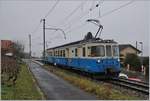 Der MOB ABDe 8/8 4003 als Regionalzug 2330 verlässt Planchamp Richtung Chernex.