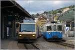 Der MOB ABDe 8/8 4002 VAUD in Montreux.