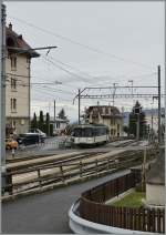 Der MOB Be 4/4 1006 (ex Bipperlisi) erreicht als Regionalzug 2332 Chernex.