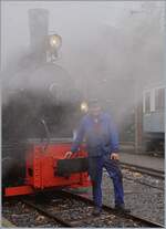 Faszination Dampfbahn - Das Foto entstand, als ein anderer Fotograf wohl für eine Zeitung oder ein Journal Bilder der B-C machte und ich mich in die Nähe stellte.